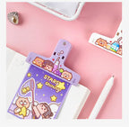 Cute Cartoon ABS Paper Clipper Bookmark Binder Multicolor Office Accessories Document Clip School Supplies Kawaii Stationery