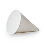 250Pcs Leakproof White Paper Cone Cups Coated Oil-proof Disposable Paper Cups Non-stick 3.7 OZ Cone Party Tableware Wedding