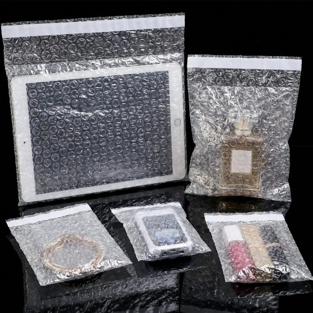 10-50pcs Envelope Shockproof Package White Bubble Bag PE Clear Cushioning Covers Protective Wrap Foam Packing Bags Can Be Sealed