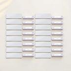 16pcs Name Badge Blank Id Badges Diy Sublimation Pin Back Office Workers Student Reusable Magnetic Tag Hard Board Craft Supply