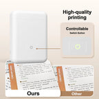 Label Maker Machine with Tape Portable Printer Mini Thermal Printers Self-adhesive Sticker for School Home Office Organization