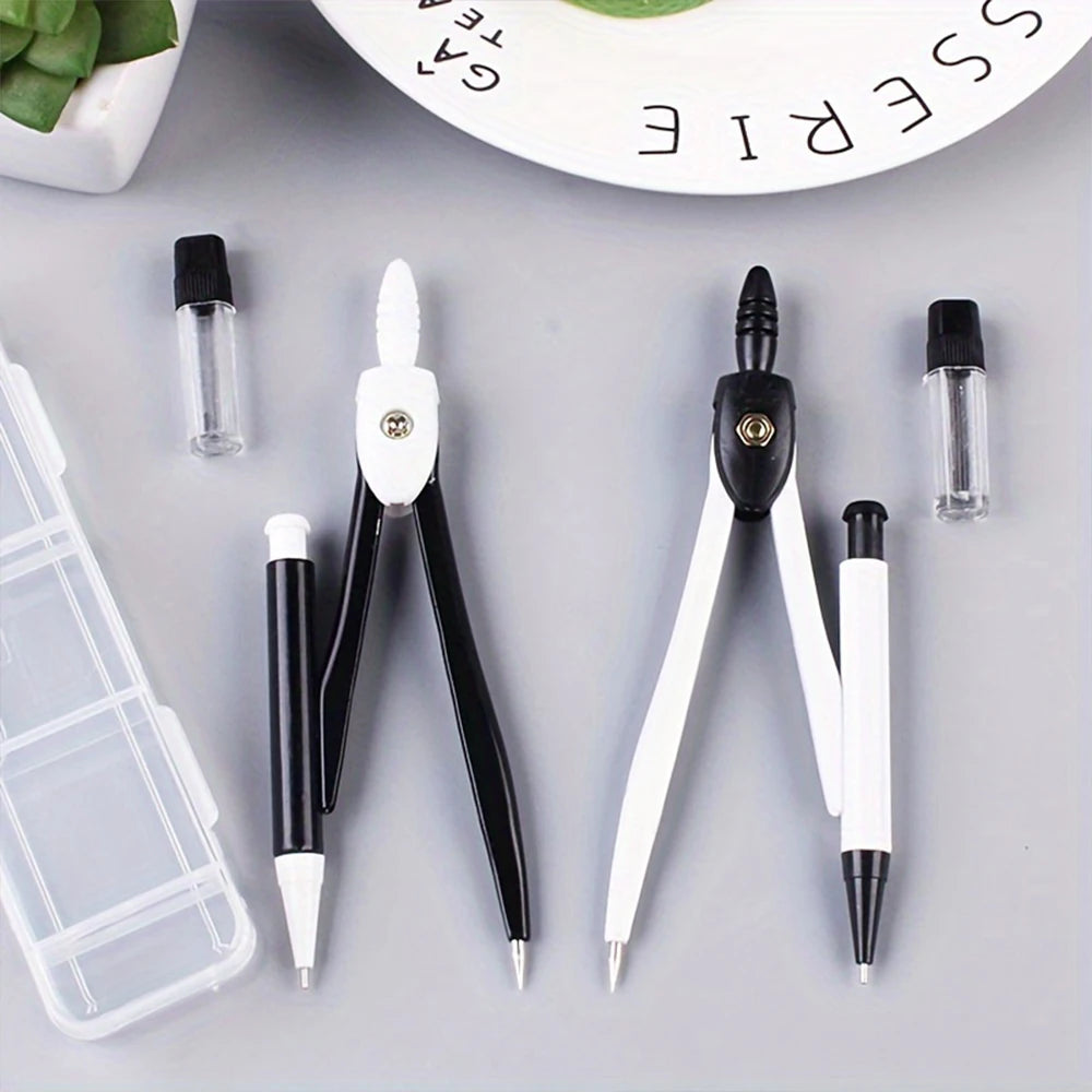 Creative Minimalist Exam Compass Set for Office Drawing, Math Teaching & Industrial Design