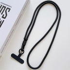 1Pc Universal Long Phone Lanyard Neck Hanging Rope Crossbody Rope With Phone Case Connection Clip