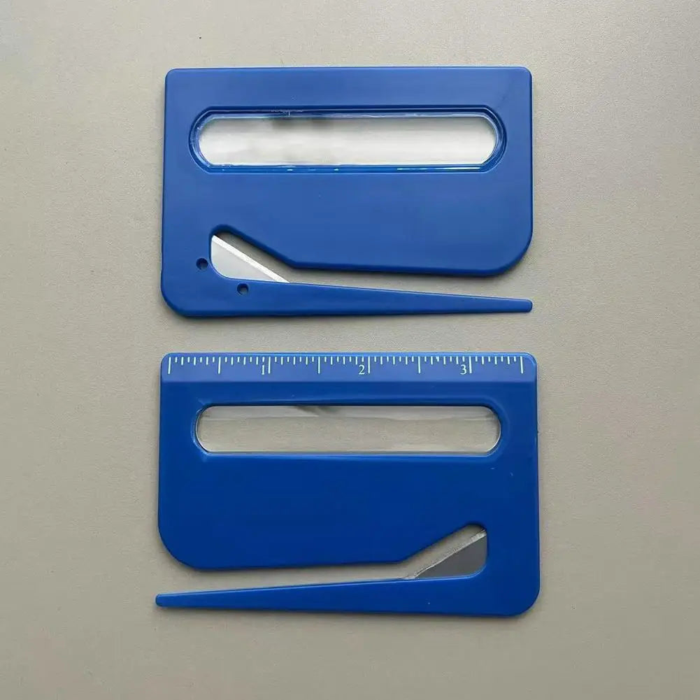 Mini Letter Knife Letter Mail Envelope Opener Safety Paper Guarded Cutter Blade Office Equipment Cutting Supplies