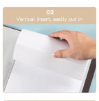 Hot Classic Style 20/30/40/60 Pages Thick Side-in Type Display Book Waterproof Large Specifications Test Paper Storage Folder
