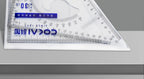 2Pcs/Set Multifunctional Triangle Ruler 30/45 Degree Measurement Angle Isosceles Triangle Ruler Geometry Students Drafting Tool