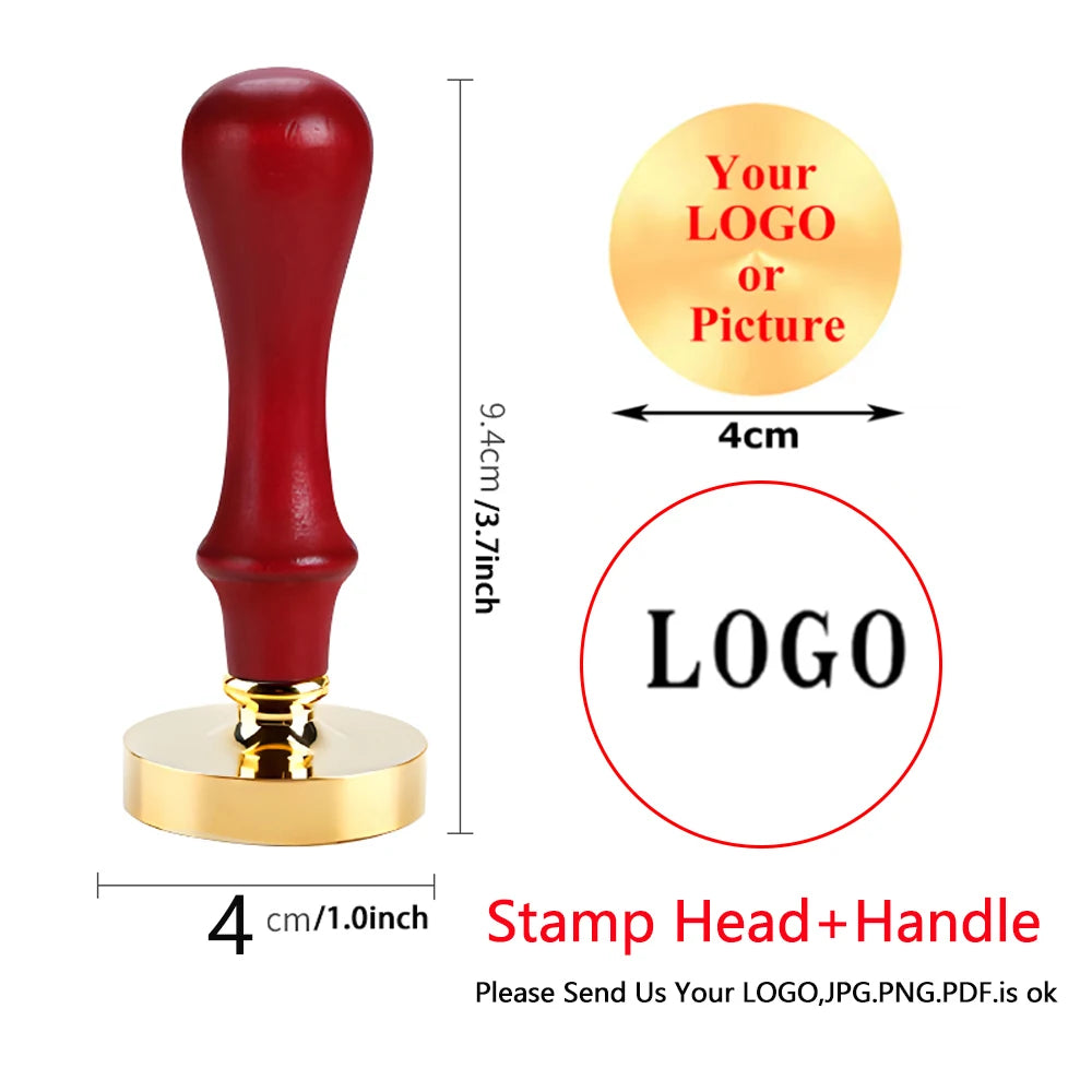 Custom Pottery Stamp for Clay Stamps Personalized Logo & Design Maker,Perfect for Ceramics Logo Design Seal (2.5cm- 5cm)