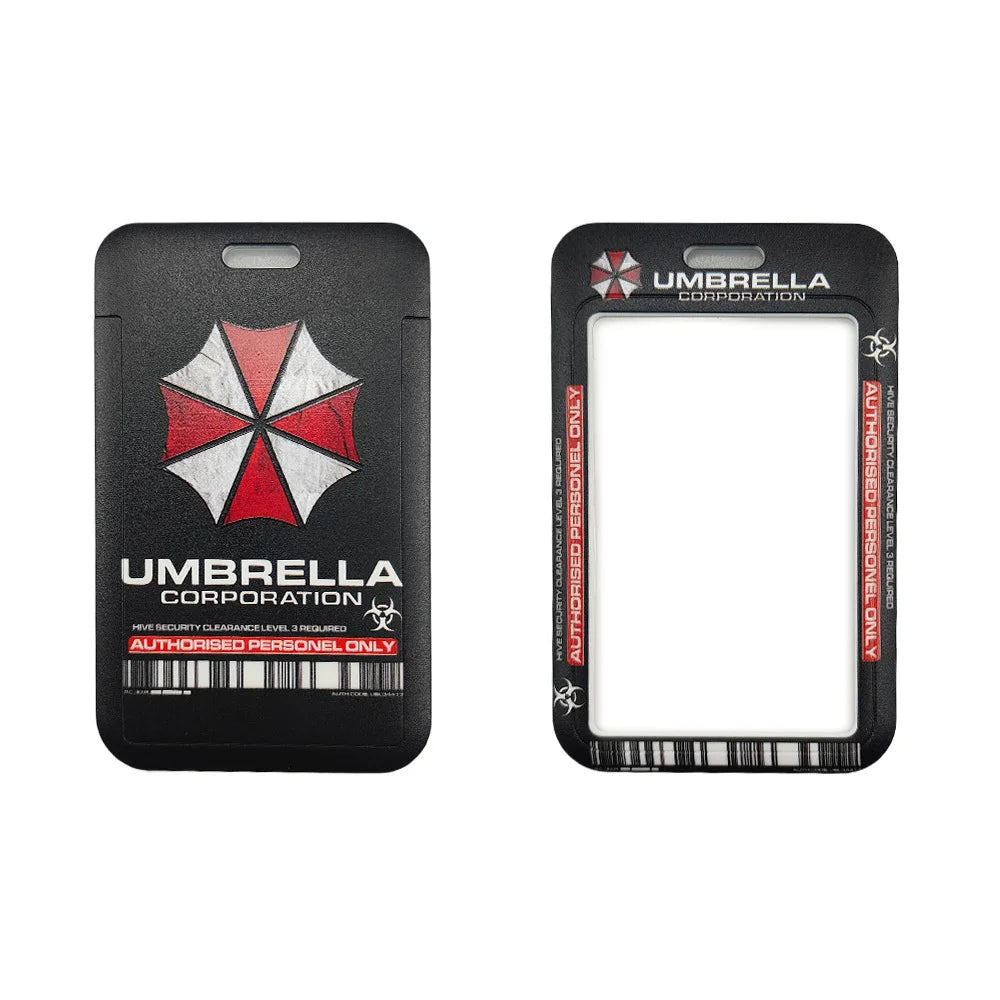 Game logo PVC Card Cover Student Campus Hanging Neck Bag Card Holder Lanyard ID Card Holders key chain