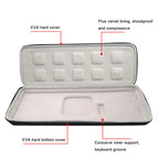 Protective Storage Bag Illuminated Keyboard Storage Case Carry Case for Logitech MX Keys Mini Wireless Keyboard for MX Keys