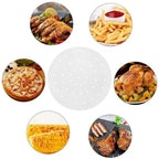 100 Pcs Parchment Paper Baking Sheets   Non-Stick Precut Baking Parchment, Suitable for Air Fryer