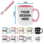 Personalized Your Photo Mug, Custom NAME Logo TEXT Cup, Customize Coffee Mugs, Tea Cups, Mothers Day, Wedding Surprised Gift