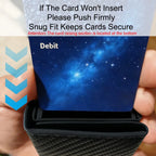 Rfid Credit Card Holder Money Bag Luxury Carbon Fiber Id Bank Cardholder Coin Purse Minimalist Wallet for Men Carteira Masculina