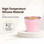 Collapsible Silicone Water Cup – Portable, Leak-Proof & BPA-Free for Travel, Hiking, Camping, Gym, Office