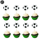Soccer Party Disposable Tableware Paper Plates Cups Napkins Tablecloth Soccer Birthday Party Decoration