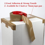 100m Super Bond Brown Packaging Adhesive Tape Shipping Carton Sealing Coffee Sticky Buff ClearTape for Home Office School