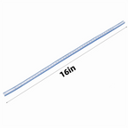 Durable Bendable Flexible Curve Ruler Double Side Graduated Plastic Metric Ruler Blue White Soft Measuring Tool Sewing