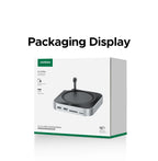 UGREEN USB HUB Docking Station for Mac Mini M4 M4 Pro M.2 NVMe SSD 8TB Max 10Gbps USB-A&C Ports SD&TF 170MB/s USB Splitter Dock