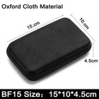 Earphone Data Storage Bag Oval Square Rectangle Cable Organizer Bags Mini Zipper Pouch Tech Gadgets Portable Charger U Disk Case
