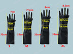 Natural Latex Gloves Short Cosplay Accessories 0.4 Thickness Excellent Elasticity and Softness