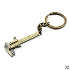 Key Ring Tape Measure Keychain Gauging Tools Retractable Ruler Pull Ruler Measuring Tools Stainless Steel Portable