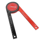 Miter Saw Protractor 360 Degree Aluminum Alloy Cutting Positioner Miter Saw Angle Ruler Gauge Finder Angle Ruler Saw Protractor