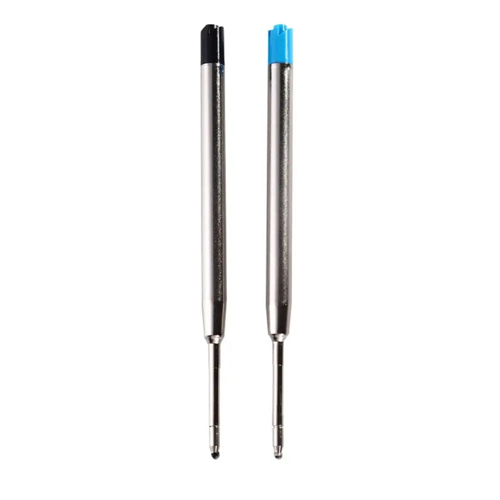 Metal Ballpoint Pen Press Tyle Business Fountain Pen with Blue/Black Ink Refill Students Gift Neutral Pen School Office Supplies