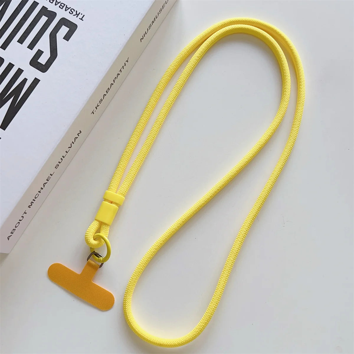 1Pc Universal Long Phone Lanyard Neck Hanging Rope Crossbody Rope With Phone Case Connection Clip