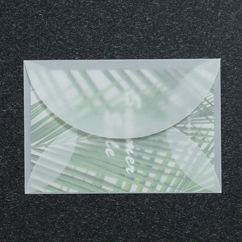 50pcs/lot Blank Translucent Envelope for Invitations Postcards European Giftbox Message Card Letters Business Wedding Envelopes