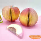 125 Sheets Creative Fruit Shapes Sticky Note Pads Notepads, Sticker Paper, Memo Pads, for School Stationery Office Supplies