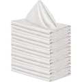 50pcs Satin Napkin 43cm*43cm Serving Table Decor Dinner Towel for Wedding Party Home Hotel Christmas Decor Table Napkins Green