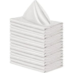 50pcs Satin Napkin 43cm*43cm Serving Table Decor Dinner Towel for Wedding Party Home Hotel Christmas Decor Table Napkins Green