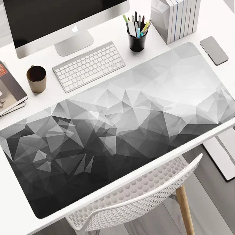 Hot Sell Large Gaming Mouse Pad Multi-size Gamer Mat Abstract XL Computer Cushion Keyboard Desk Non-Slip Rubber Locking Edge Rug