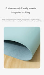 Small Mouse Pad Non-Slip Waterproof Desk Mat, Portable PU Leather Computer Pad for Office Gaming Laptop, Anti-Scratch Mousepad