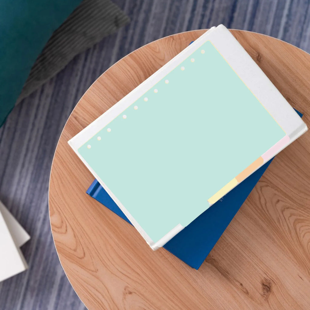 5Pcs Plastic Page Dividers B5 11 Holes Notepad Index Divider Easy to Use Classification Tabs Vibrant Colored Loose-Leaf