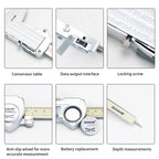SHAHE IP54 Digital Caliper Electronic Caliper Ruler Digital Vernier Caliper Digital Caliper Stainless Steel Calipers