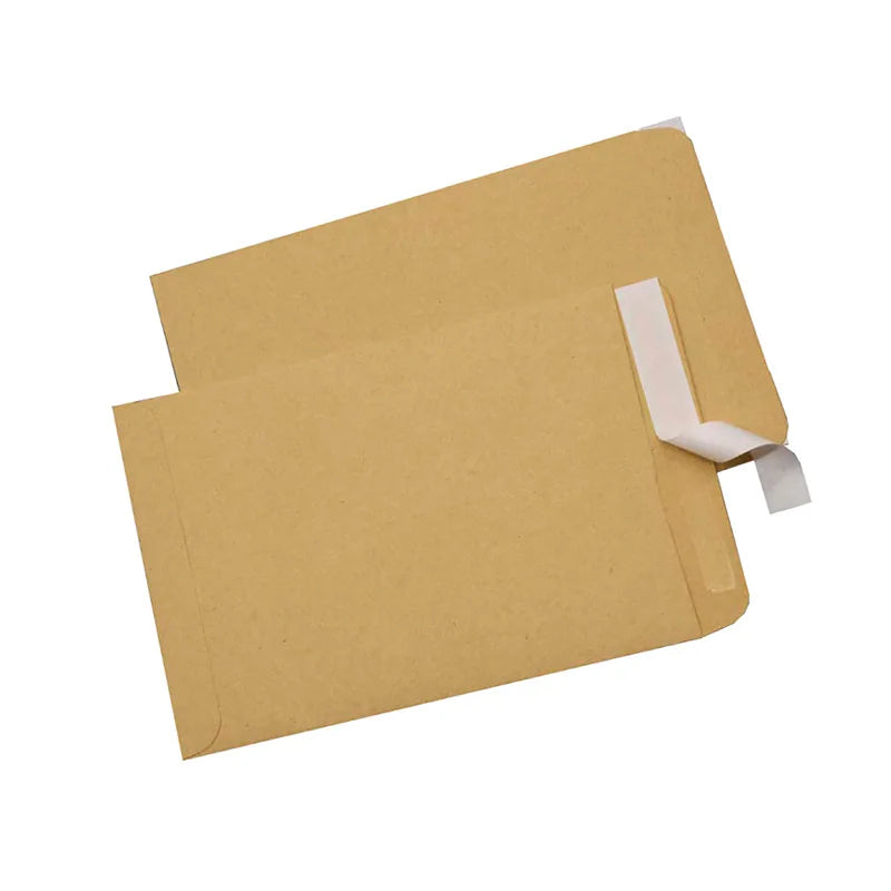 50pcs,Kraft Envelope, Retro Paper Envelopes,Self Adhesive Envelope for file,Wedding Invitations,photo, Stationery Storage
