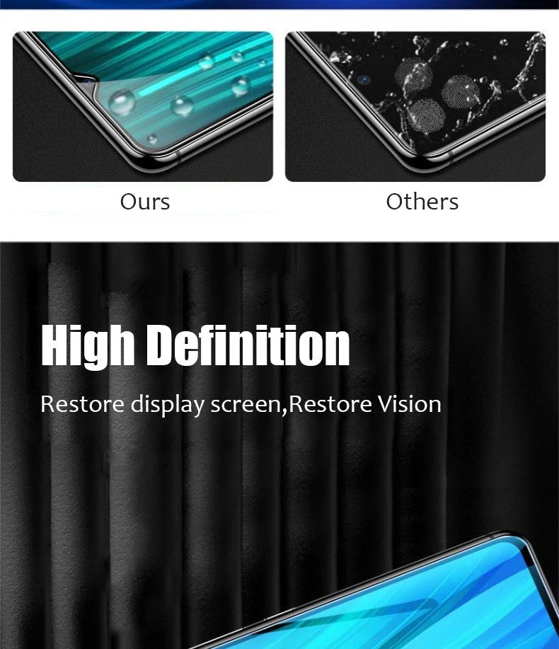 3PCS Tempered Glass For Xiaomi Redmi Note 12 11 10 9 8 Pro 12S 11S 10S 9S 8T Screen Protector For Redmi Note 14 13 Pro 5G Glass