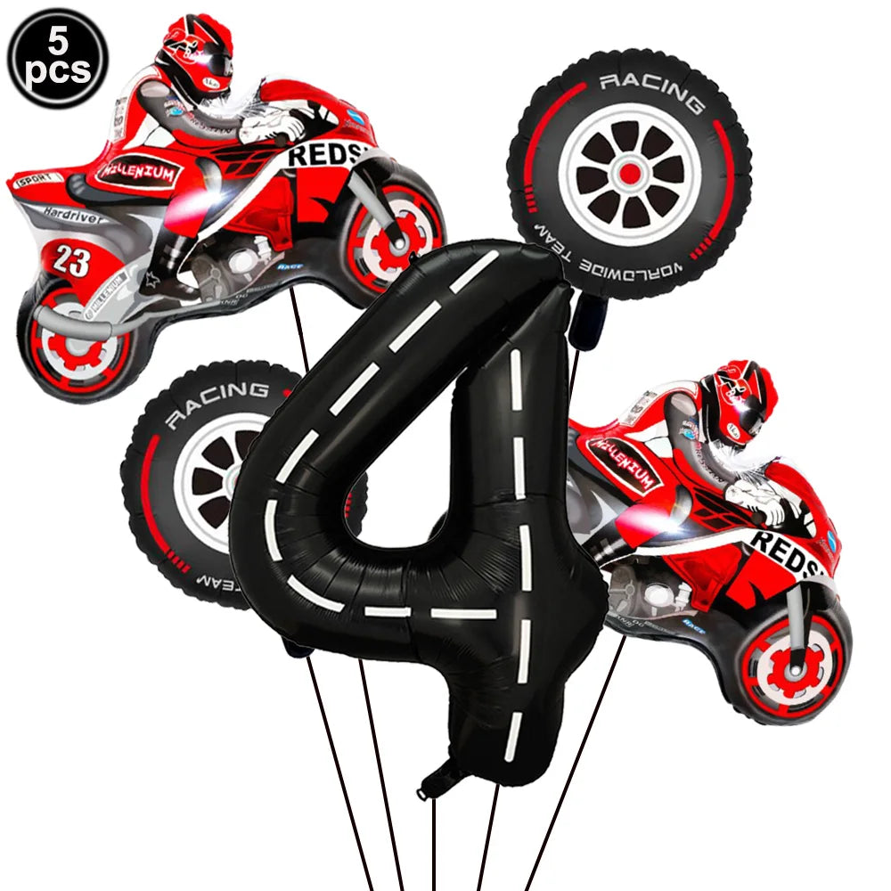 Motorcycle Dirt Biker Birthday Party Supplies Motocross Dessert Paper Plates Cups Napkins Disposable Tableware Favor For Boys