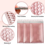 30Pcs/Pack Holographic Bubble Mailers Padded Envelopes Waterproof Shipping Bags,Self Sealing Thicken Envelopes for Mailing