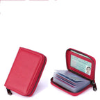 Business Card Holder Wallet Men Bank Card/ID Card/Credit Card Holder 22 Bits Card Wallet RFID Blocking Protects Case Coin Purse