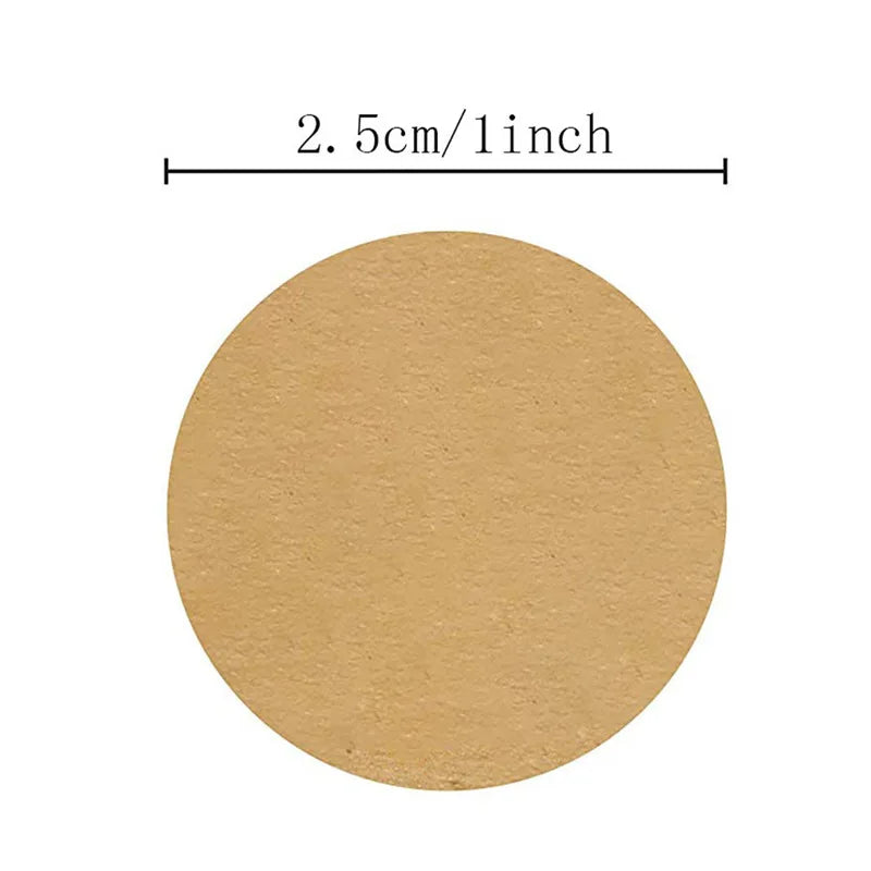 500pcs Paper Self Adhesive Blank Price Tags Heart Seal Stickers Labels Necklace Display Diy Bracelet Supplies Jewelry Packaging
