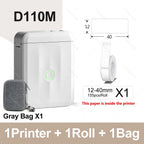 Niimbot D110 Label Printer Bluetooth Mini Adhesive Portable Smart Label Maker UV Without Ink For Office School Labeling Machine