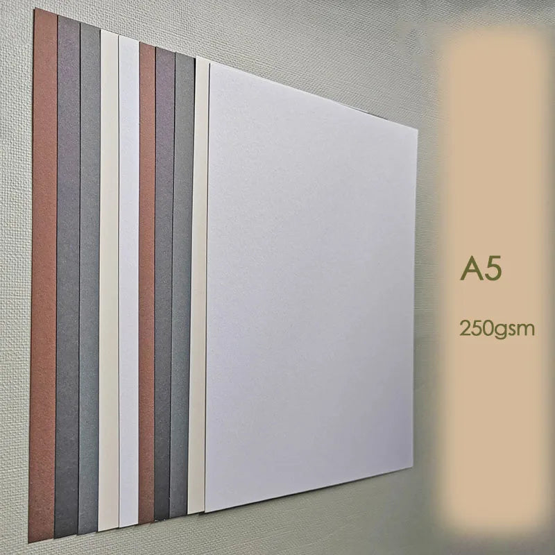 Rainbow 2 Sides Colored Cardstock DIY Blank Paper 250gsm for Postcards Crafts Origami Scrapbooking Party Decors Fun Cards Making