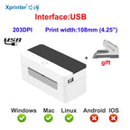 4Inch 152MM/S Thermal Label/Sticker/Waybill Printer Xprinter XP-420B  Barcode Paper Support QR Code for DHL Fedex EMS Express
