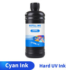 HINICOLE 500ml LED UV Ink 1000ml For Epson L800 L805 L1800 R280 R290 R330 1390 1400 1410 For DX5 DX6 DX7 Universal UV Printer