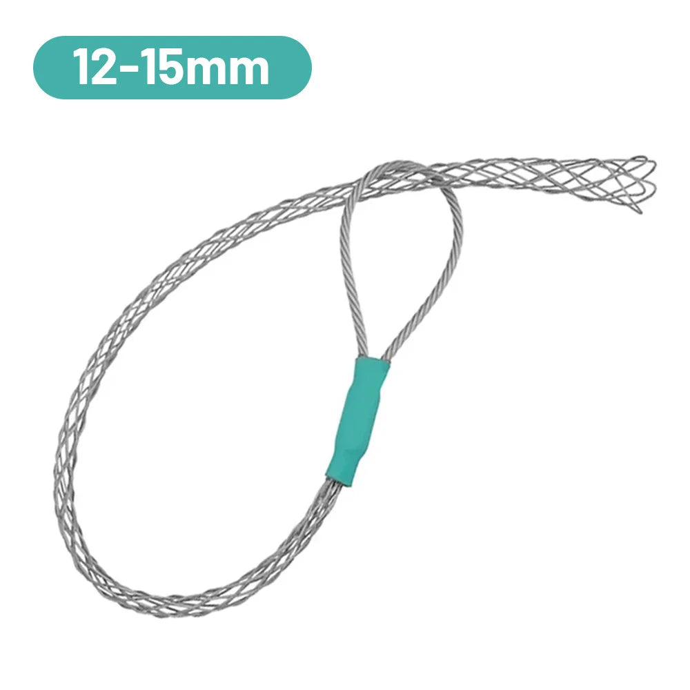 6 Colors Cable Puller Wire Grip Galvanizing Metal Cable Pulling Socks Mesh Puller Antislip Pipe Conduit Pull Net Cover 4-25mm