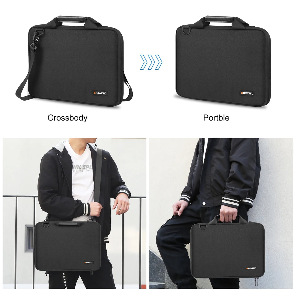 HAWEEL 13.0-14.0 inch/ 14.0-16.0 inch Briefcase Crossbody Laptop Bag For Macbook/ Lenovo/ Thinkpad/ ASUS/ HP & Other Laptop Bag