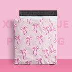 100PCS Poly Mailer Adhesive Envelope Courier Print Bag DIY Lady Panties Dress T-shirt Wedding Xmas Gift Box Packaging Pouches