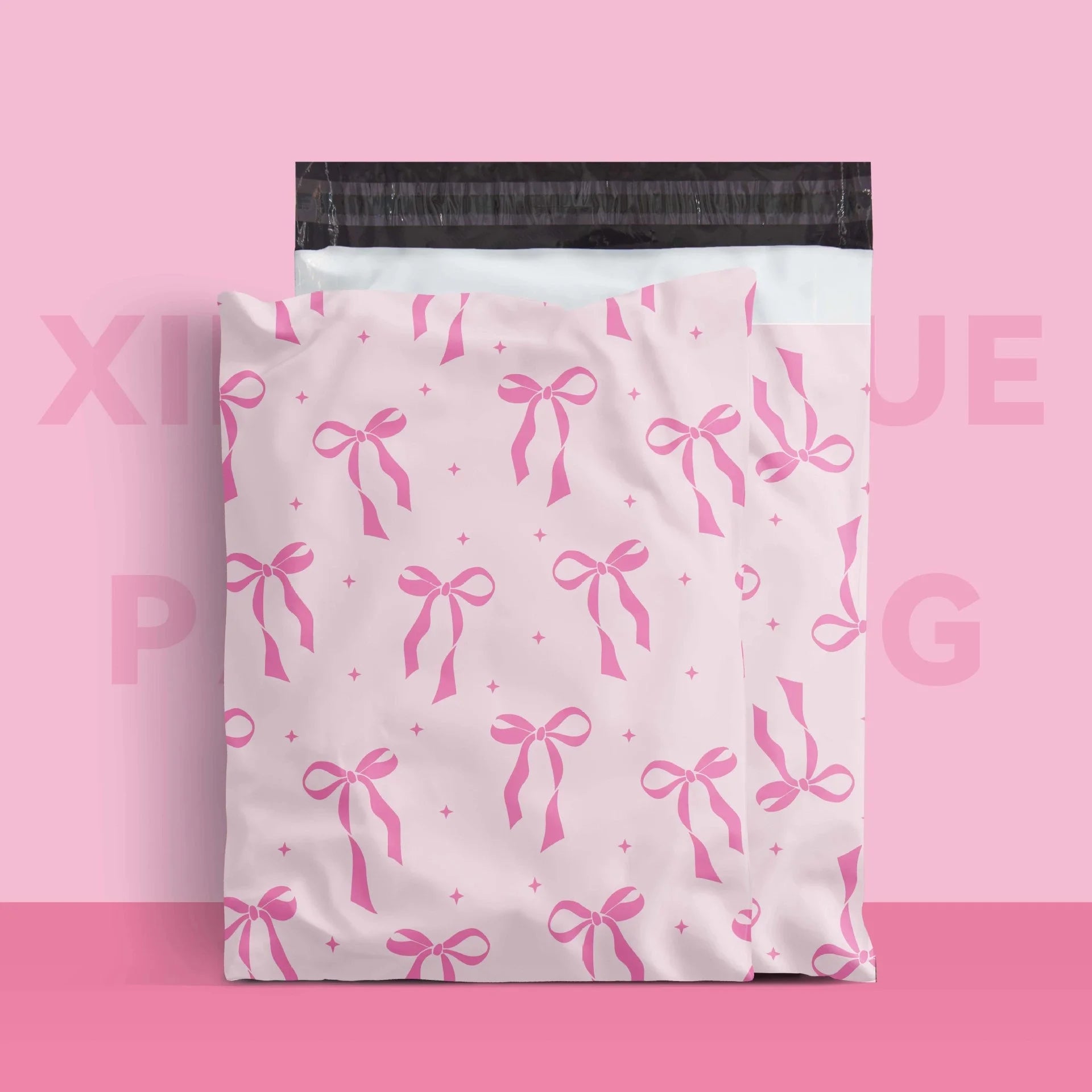 100PCS Poly Mailer Adhesive Envelope Courier Print Bag DIY Lady Panties Dress T-shirt Wedding Xmas Gift Box Packaging Pouches