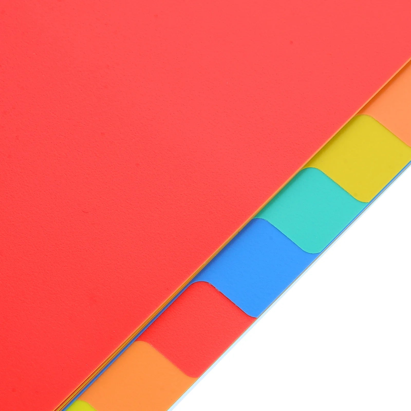 20 Index Dividers A4 11 Hole PP Notebook Tabs Separators Binder Divider Detachable Binder Dividers File Folders